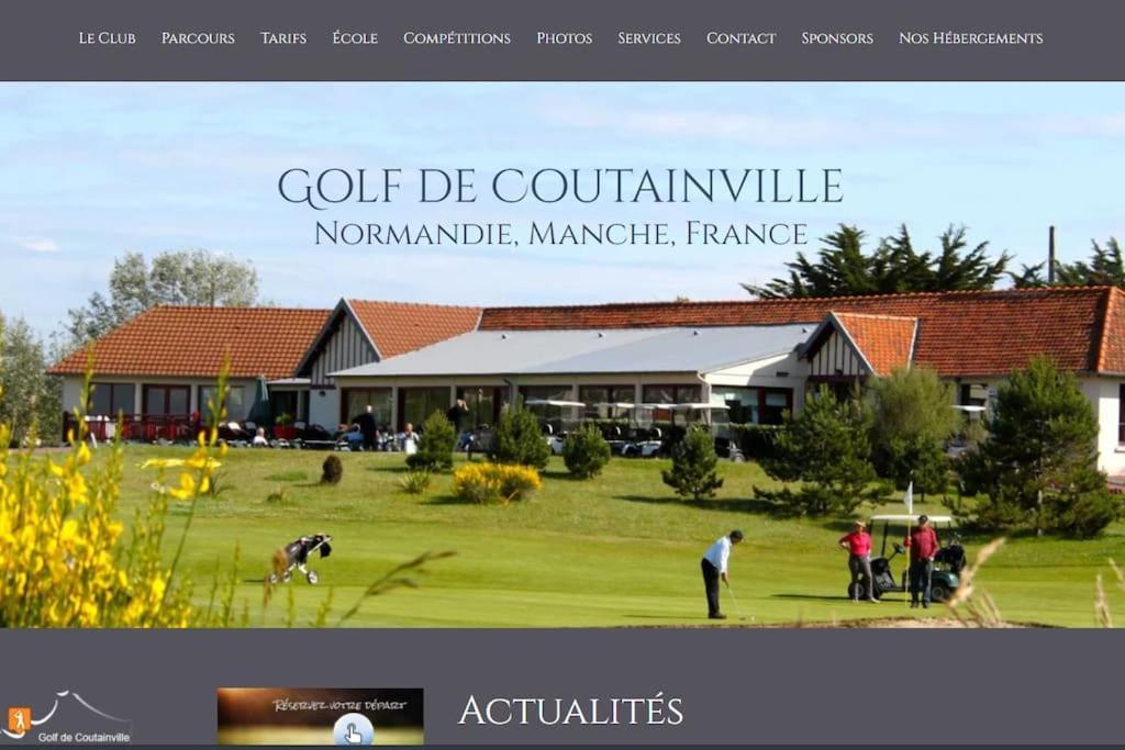 Maison Bord De Mer Individuel Gouville-sur-Mer Экстерьер фото